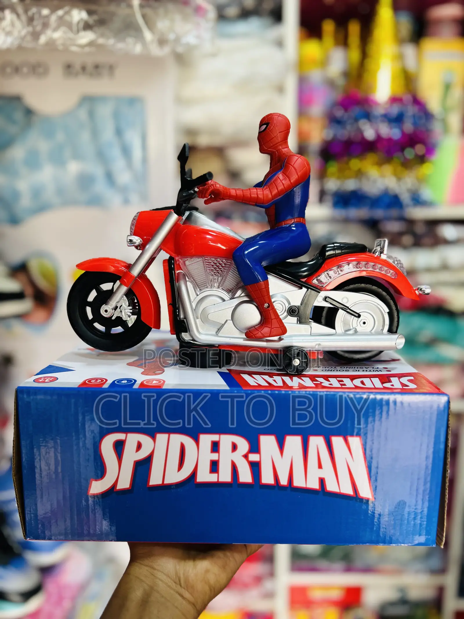Spider Man Toys Motorcycle