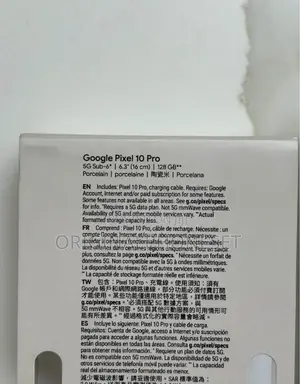 New Google Pixel 10 Pro 512 GB White