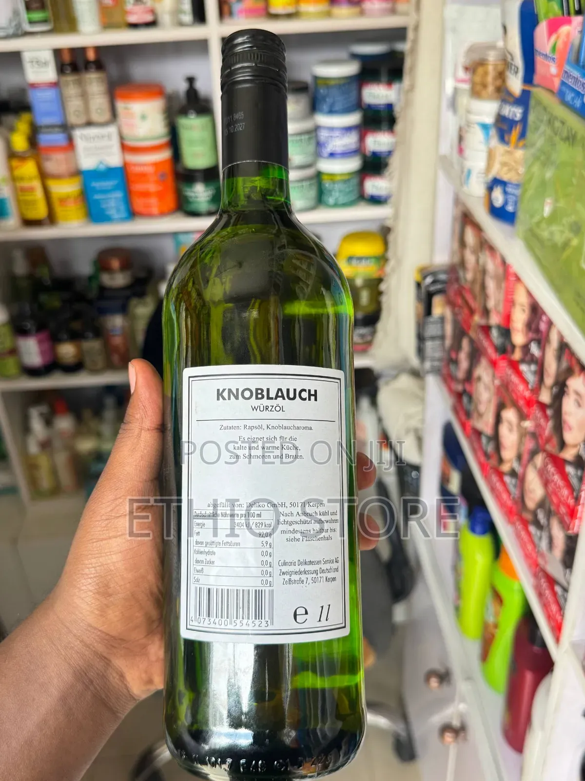 German Garlic-Flavored Culinary Oil
