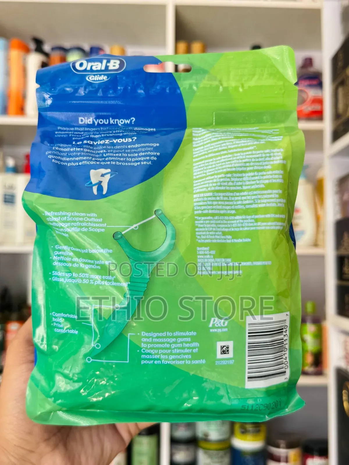 Oral-B Glide Floss Picks With Scope Outlast Flavor