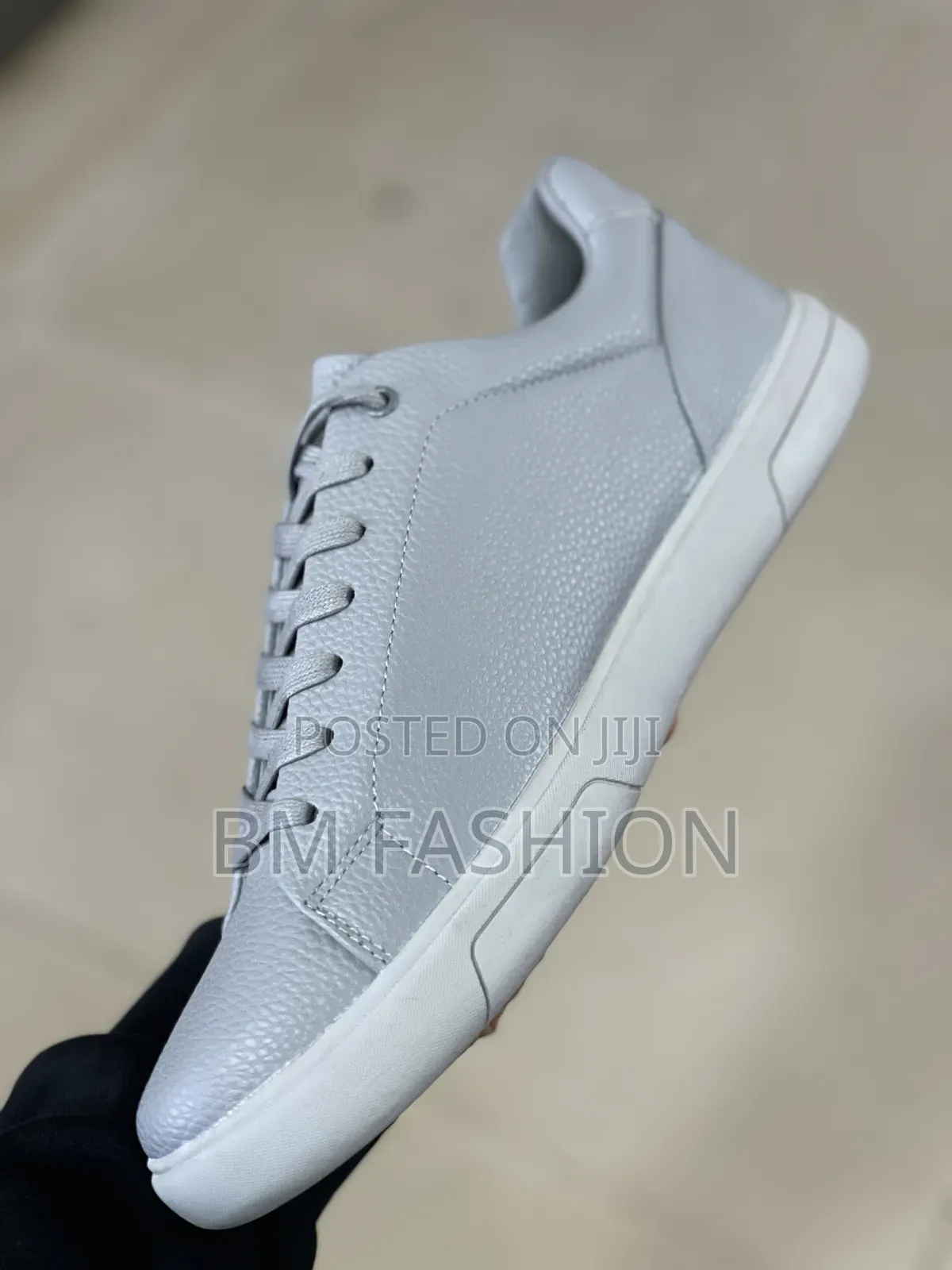 Brand New Ck Pebbled Sneakers in Grey: On Sale