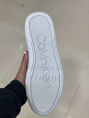 Brand New Ck Pebbled Sneakers in Grey: On Sale