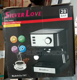 Silver Love Coffee Meaker 20 Bar
