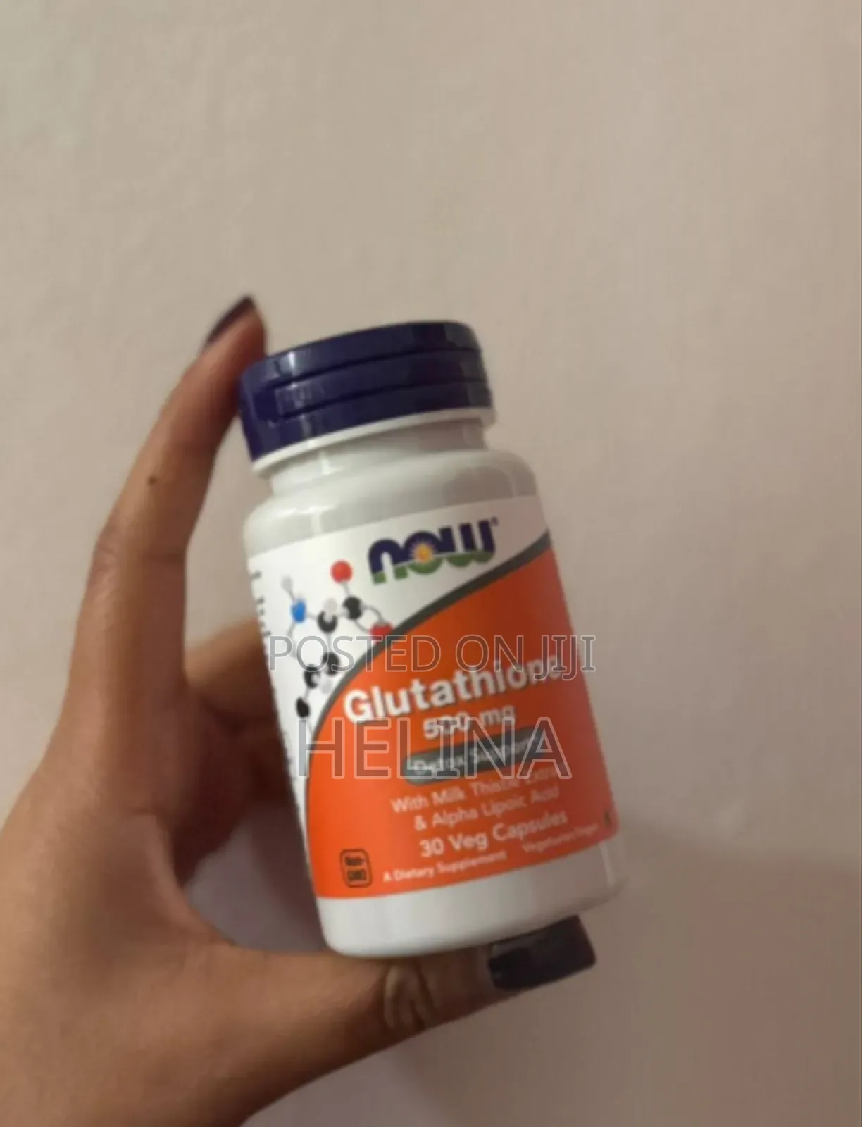 Glutathione 500mg 30 Vegan Capsules Detox Support Original From Usa