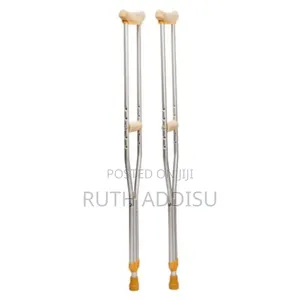 Aluminum Underarm Crutches (Per Pair) (Prime) Amazing Quality