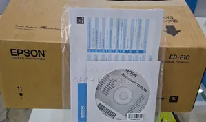 Brand New Epson Projector Model: Eb-E10 With Cartoon With B