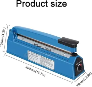 Impulse Heat Sealer Machine (305mm) – Plastic Bag Sealing