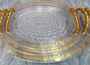 3pcs Acrylic Serving Tray