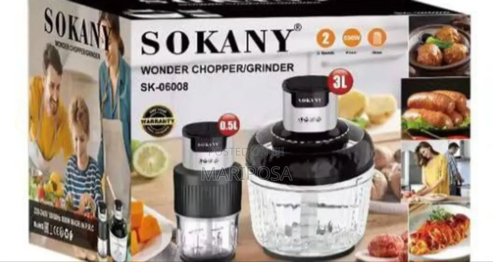 Sokany 2in1 Grinder