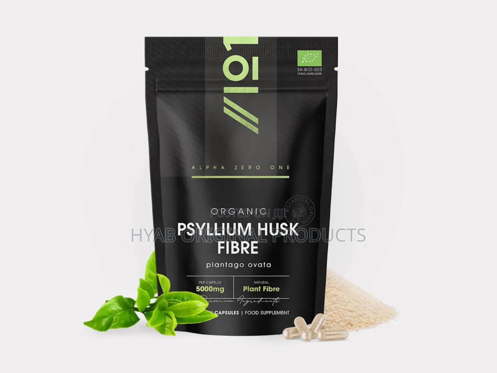 Org. Psyllium Extract 90 Capsules / 5000mg