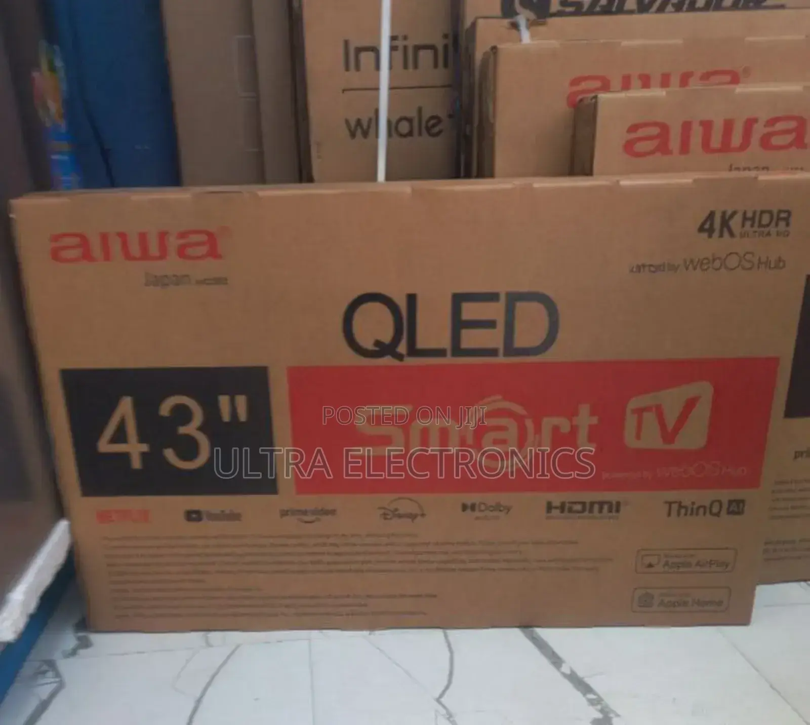 Aiwa 43-Inch Qled Smart Tv. Technology:Qled Screen With Uhd
