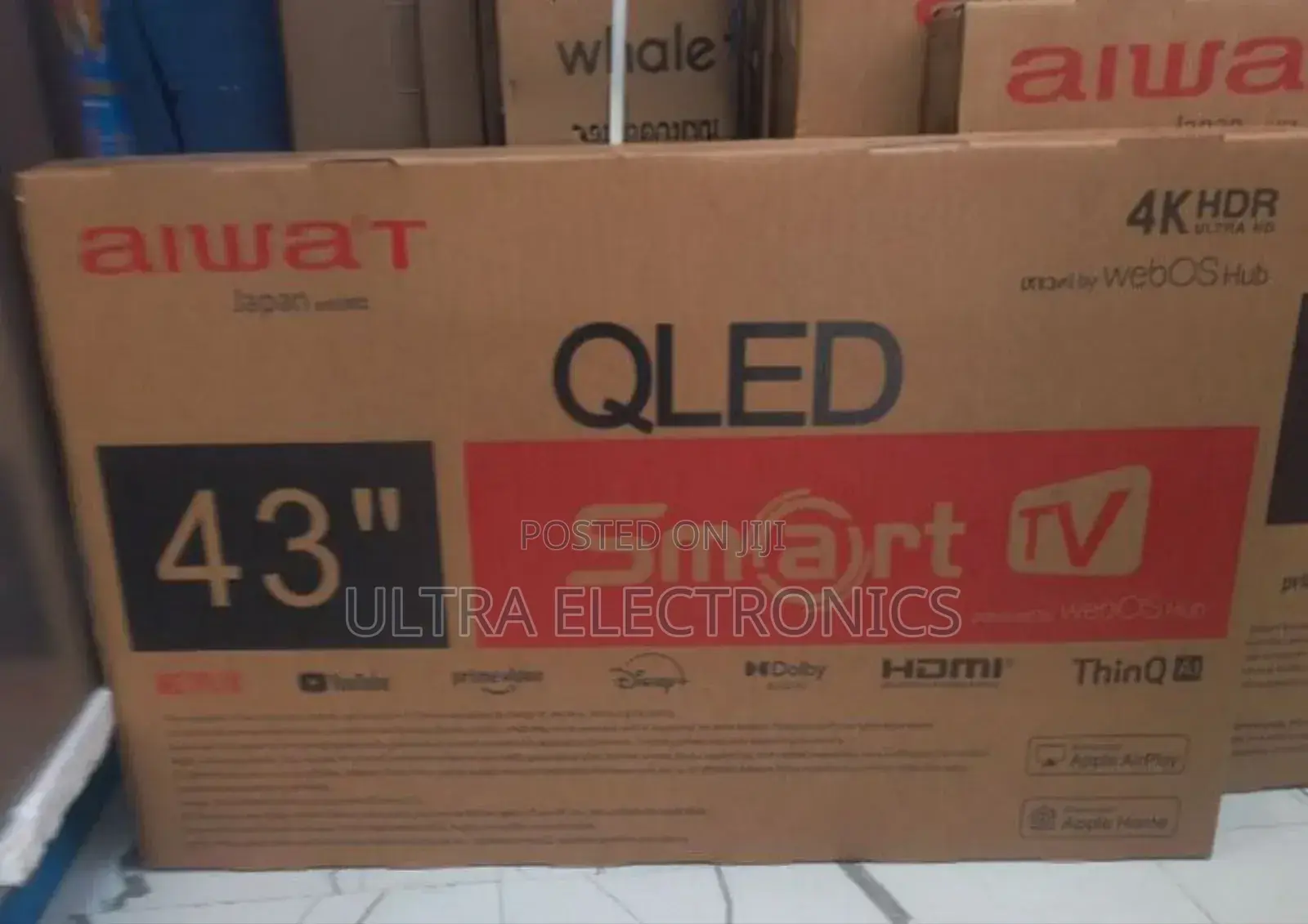 Aiwa 43-Inch Qled Smart Tv. Technology:Qled Screen With Uhd