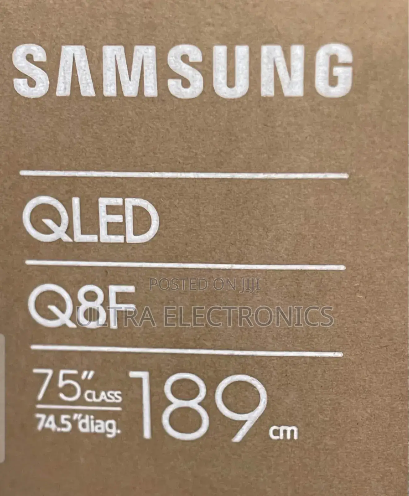 Samsung Latest 75" Qled Smart Tv Model: Q8f % Original Free Home