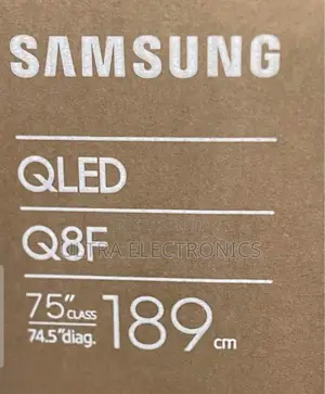 Samsung Latest 75" Qled Smart Tv Model: Q8f % Original Free Home