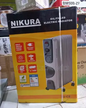 Nikura Oil-Filled Electric Radiator (Model Bm50b-Zf), Designed For