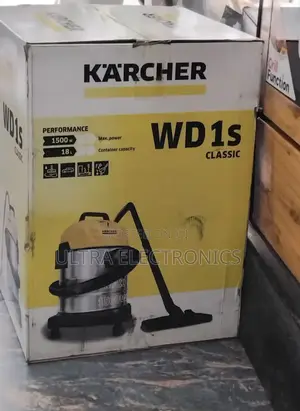 Kärcher Wd 1s Classic Wet and Dry Vacuum Cleaner. Powerful 1500w Motor