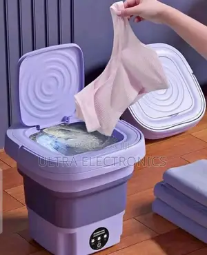 Portable, Foldable Mini Washing Machine Designed for Small L