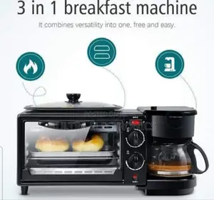 3-in-1 Breakfast Machine Designed to Cook Multiple Food Items