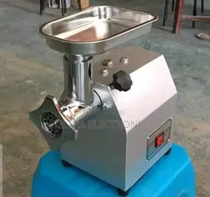 Commercial-Grade Electric Stainless Steel Meat Grinder.
