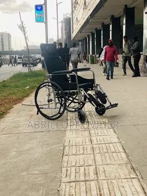 Reclining Lightweight Manual Steel Wheelchair for Portable