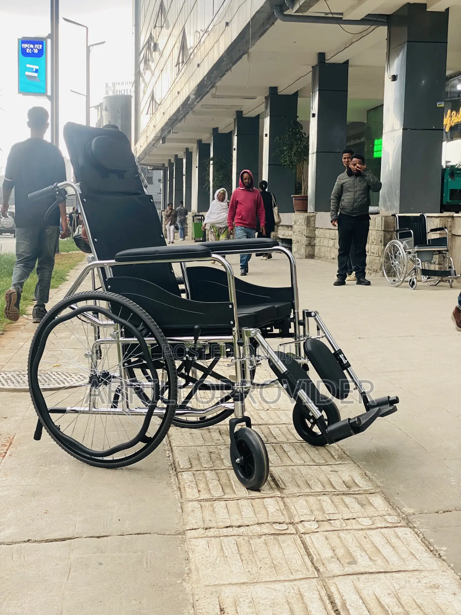 Wheelchair Reclining Lightweight Manual Steel for Portable Foldable