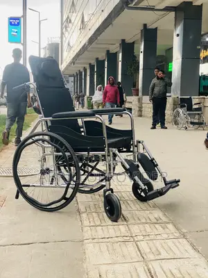 Wheelchair Reclining Lightweight Manual Steel for Portable Foldable