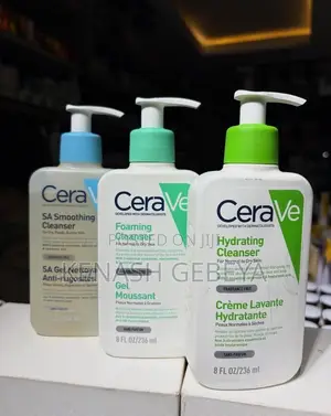 Cerave Brand Facial and Body Cleansers
