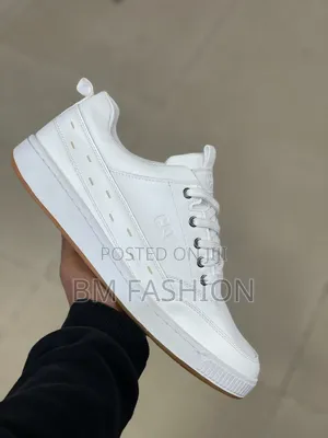 Triple White Cat Flats (100% Authentic Material)