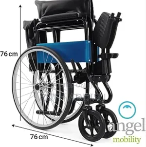 Foldable Lightweight Wheelchair With 18” Seat, Ethiopia Wheelchair