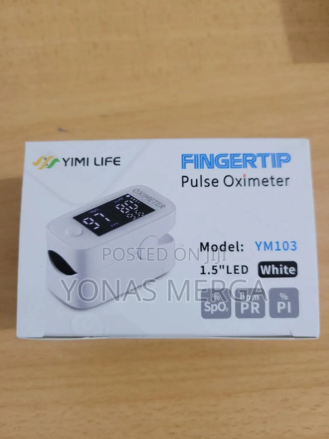 Oximeter Oxygen Level Monitor Finger Pulse White特韋easy-to-Read Numeral