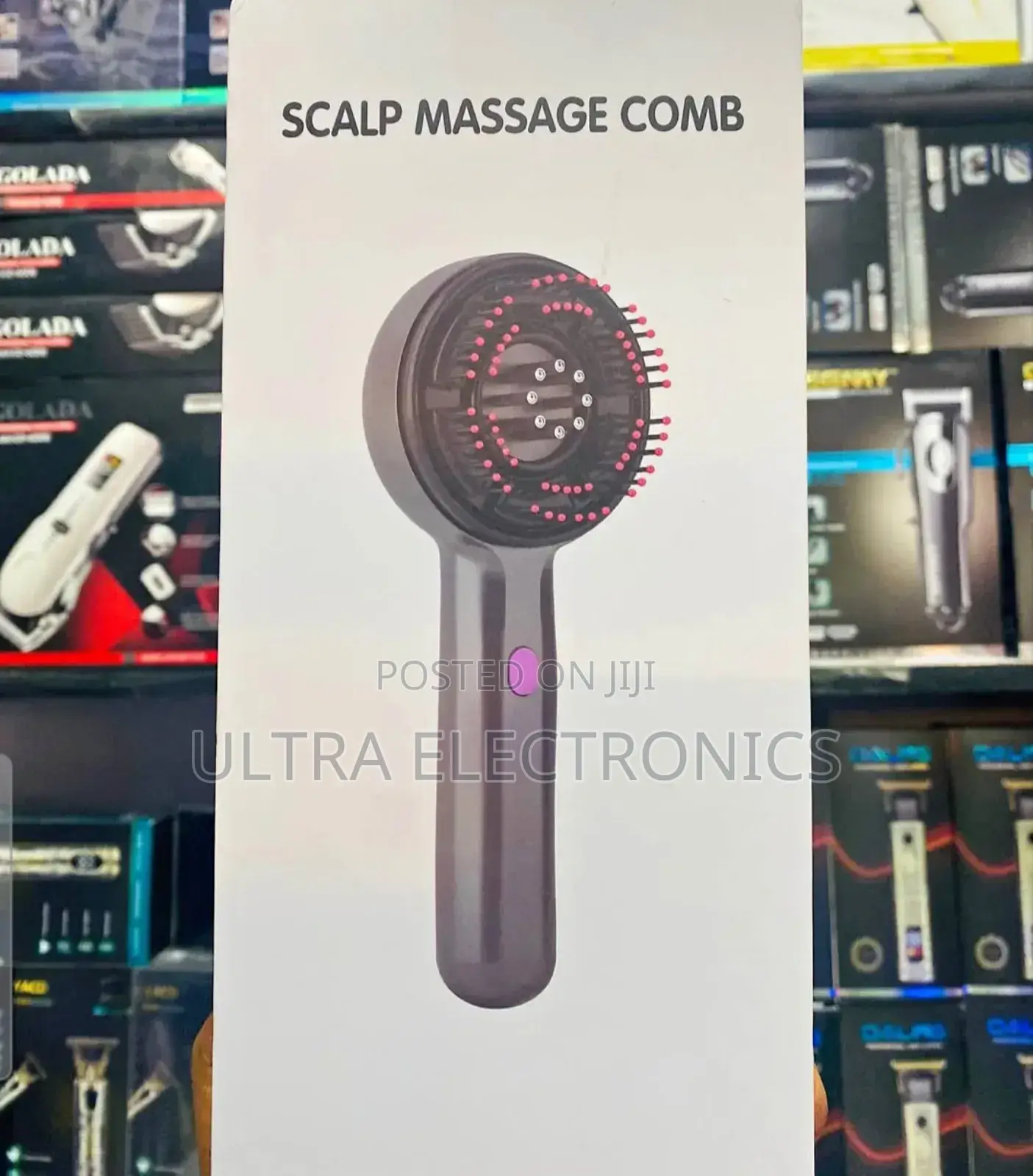 Electric Scalp Massage Comb, Often Branded as a Red Light Therapy