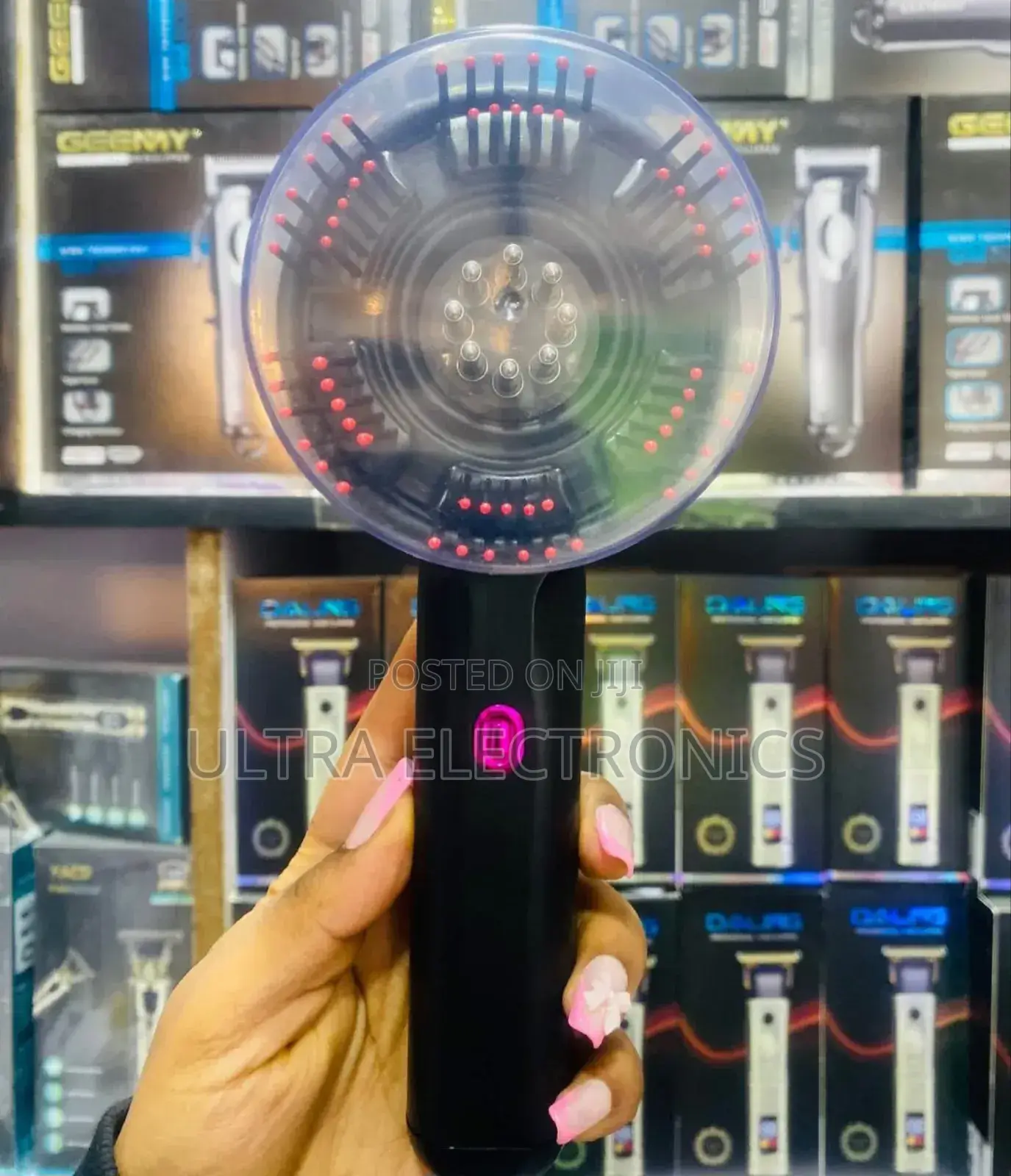 Electric Scalp Massage Comb, Often Branded as a Red Light Therapy