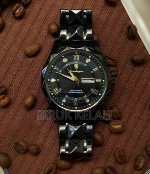 Black Poedigar Men's Watch