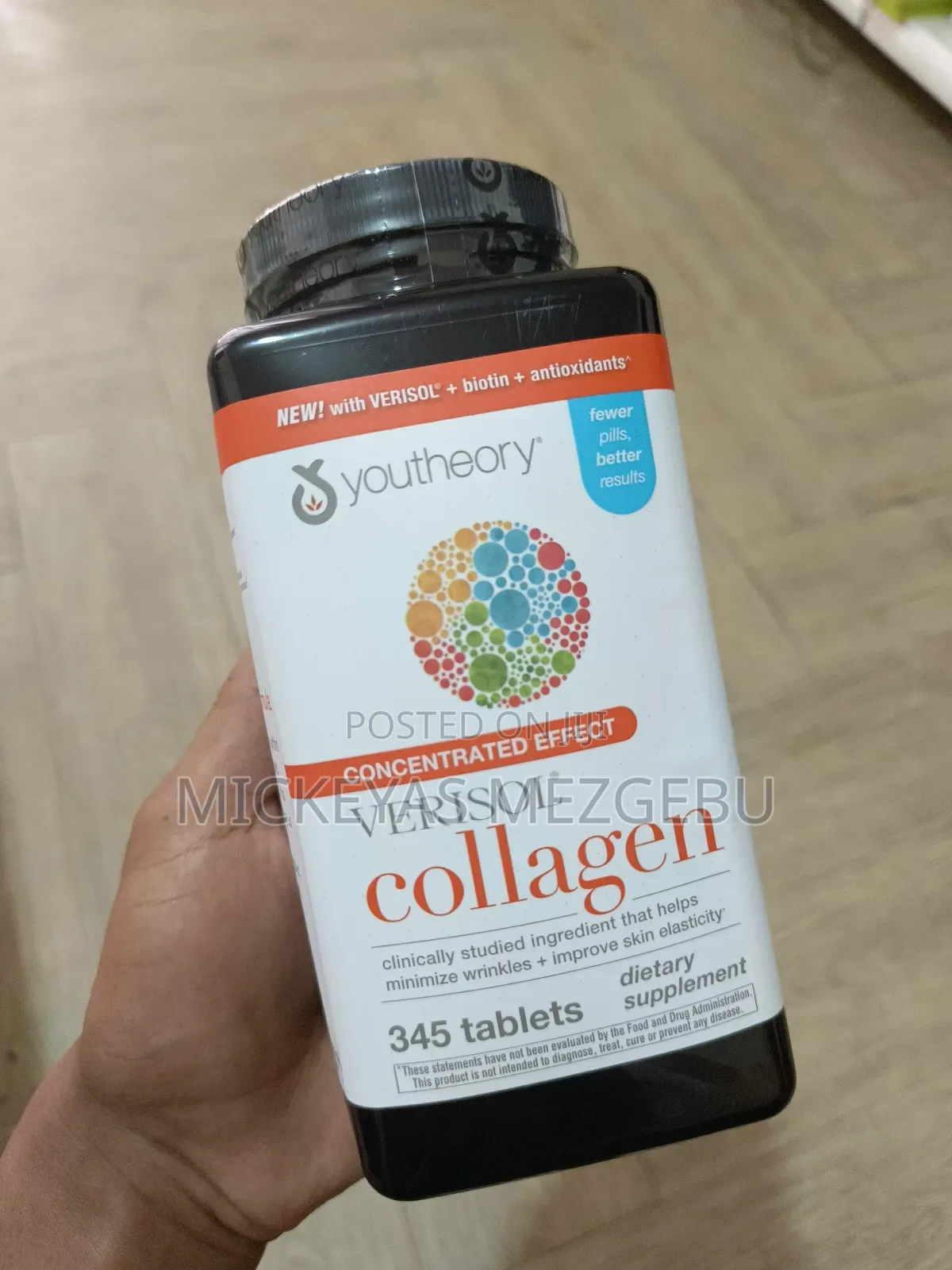Verisol Collagen With Biotin+Antioxidant From Usa