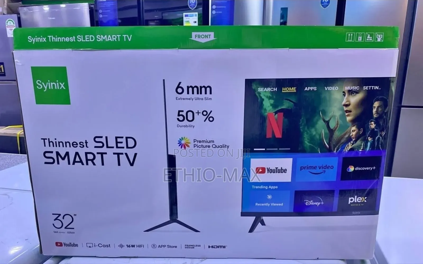 Syinix 32” Smart Tv – Clear Picture | Compact Smart