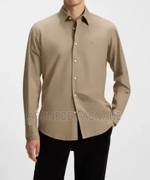 Beige Textured Long-Sleeve