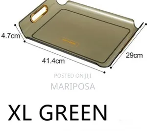3 Sets Serving Tray With Golden Handle