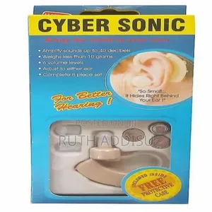 Aaxon Cyber Sonic Small Battery Changeable Sound Amplifier Hearing Aid