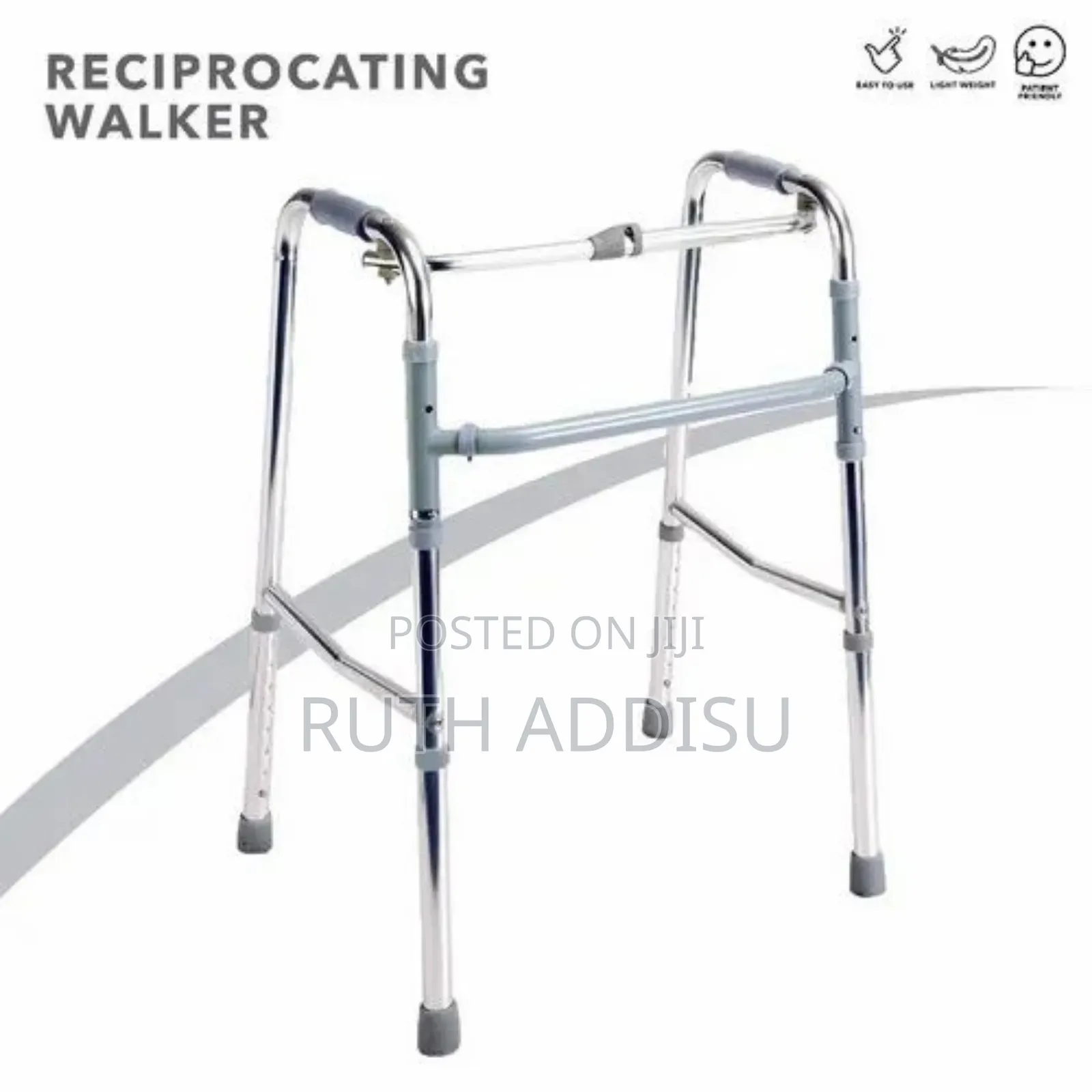 Lightweight Folding Walking Aid Designed to Provide Stability