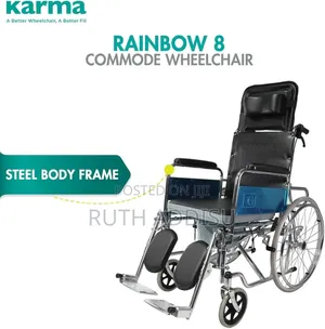 Reclining Commode Wheelchair, Type of Wheelchairs: Manual In Ethiopia
