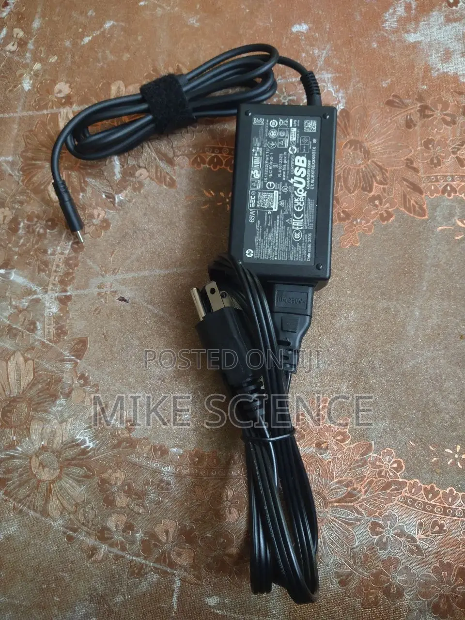Original Hp Laptop Type C Charger