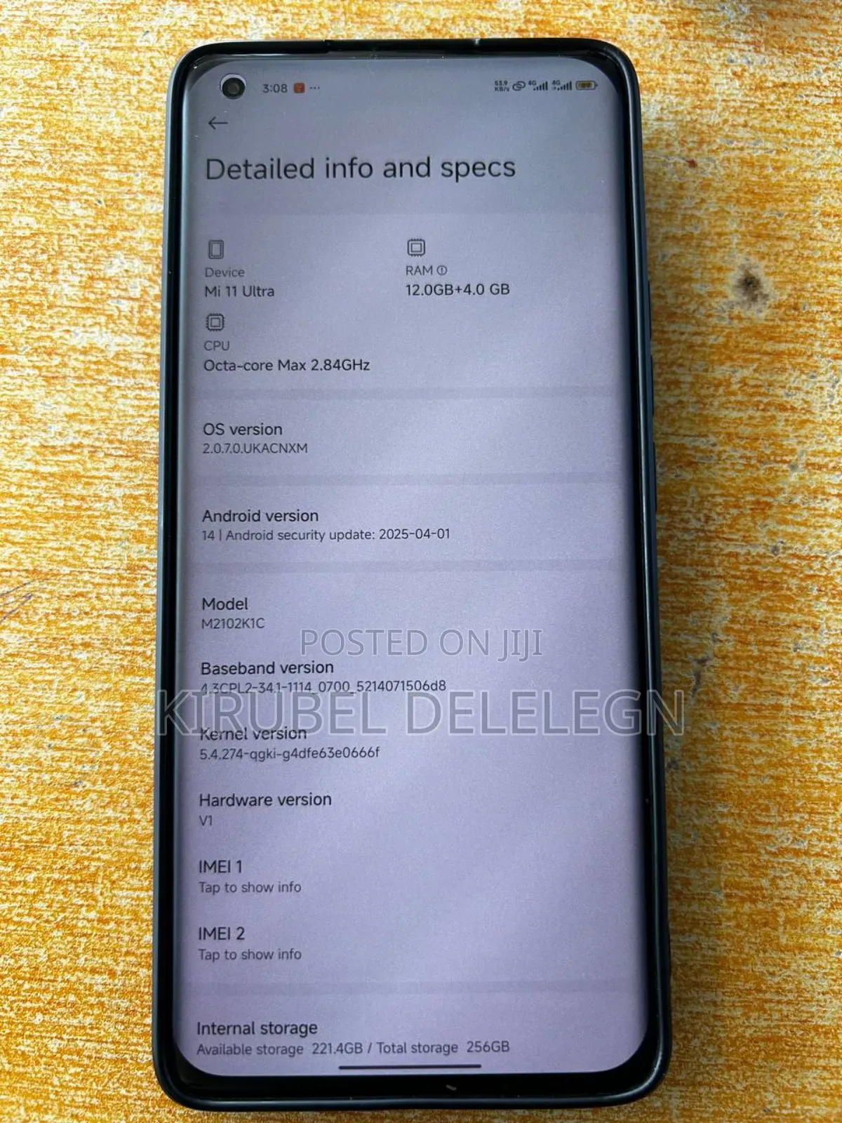 New Xiaomi Mi 11 Ultra 256 GB White