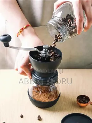 Manual Glass Coffee Grinder