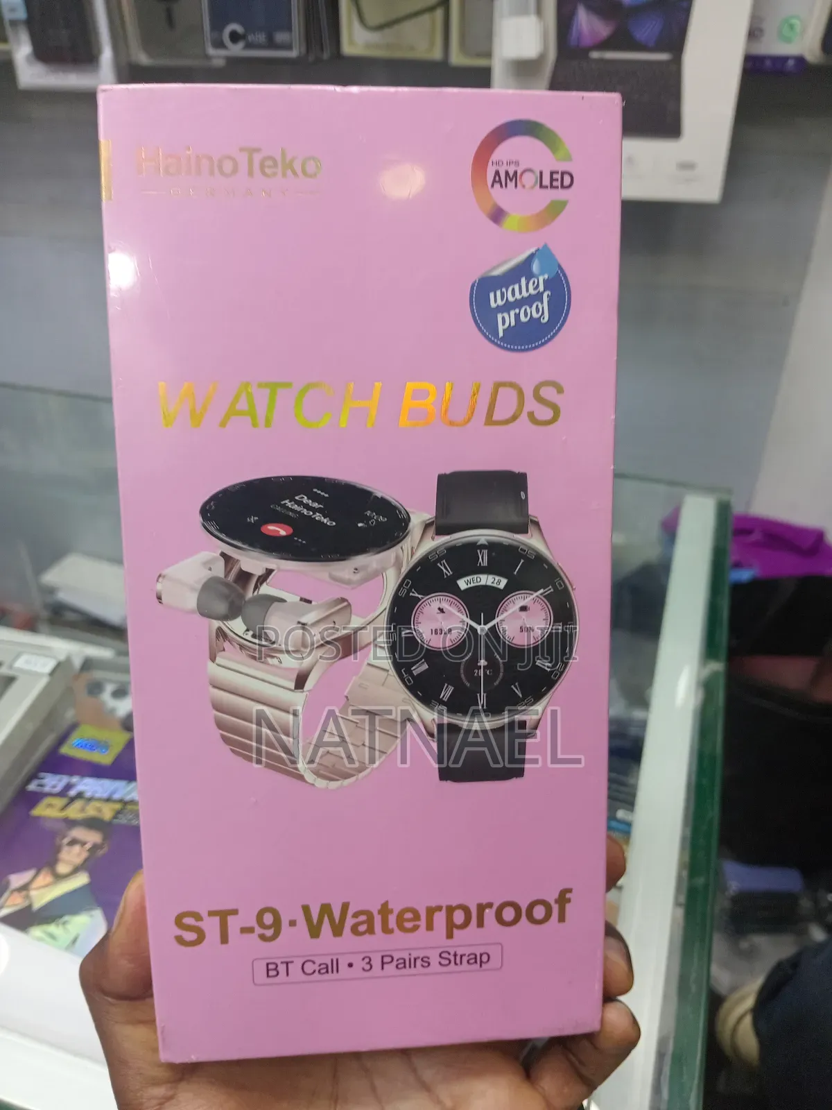Haino Teko St-9 Is a Waterproof Smartwatch With Integrated Wireless