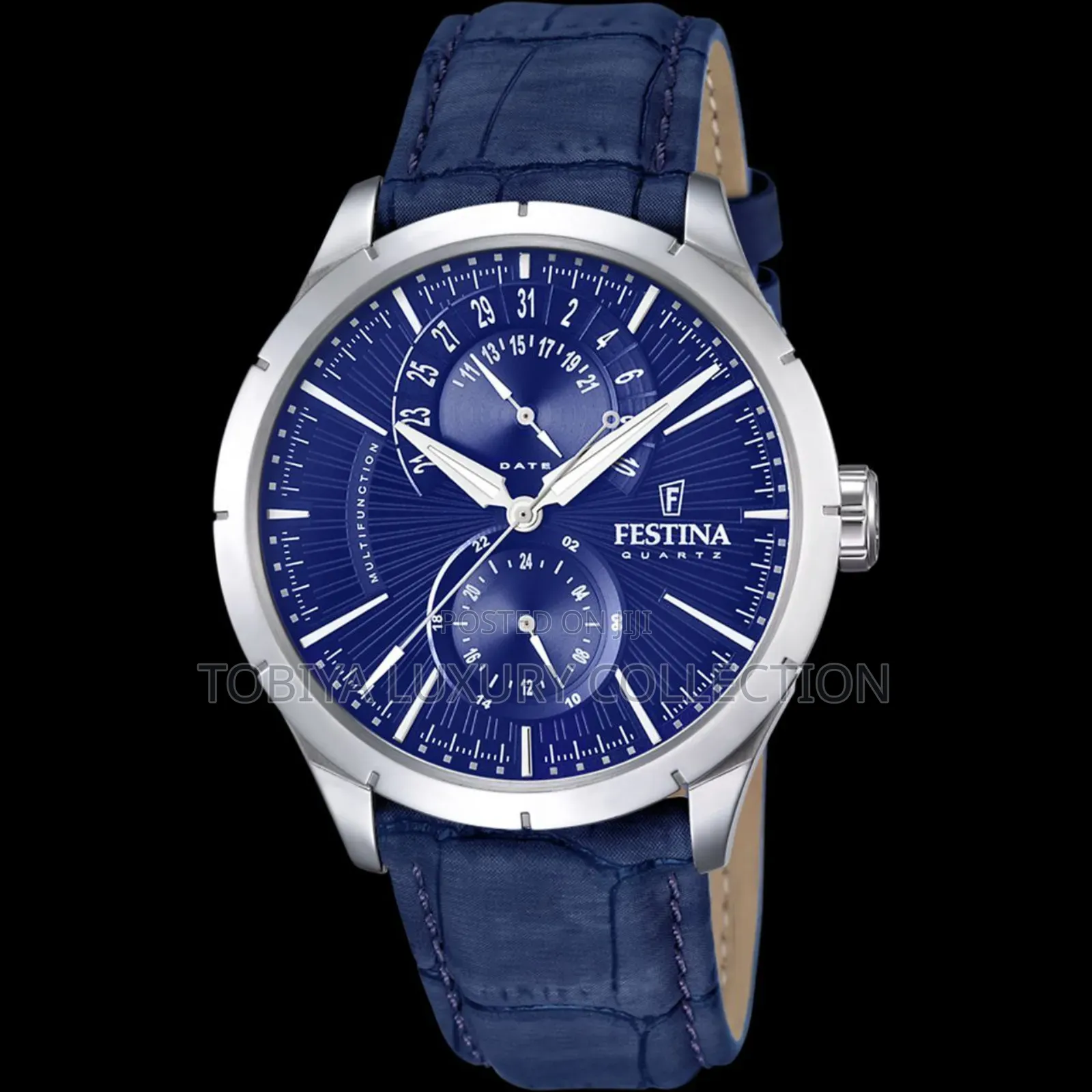 Festina Men's Watch Retro F16573/9 Leather Strap 35,000 Birr