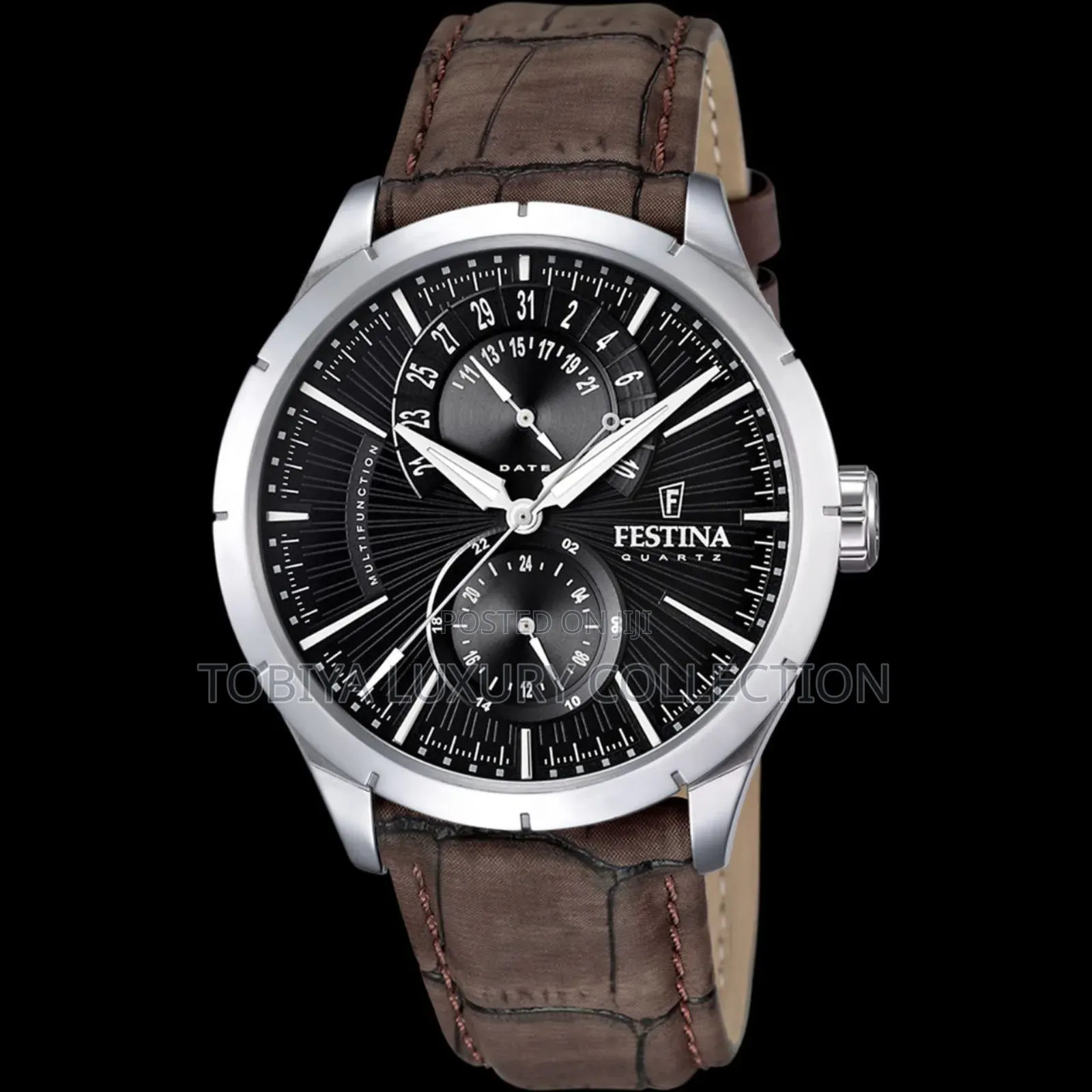 Festina Men's Watch Retro F16573/9 Leather Strap 35,000 Birr