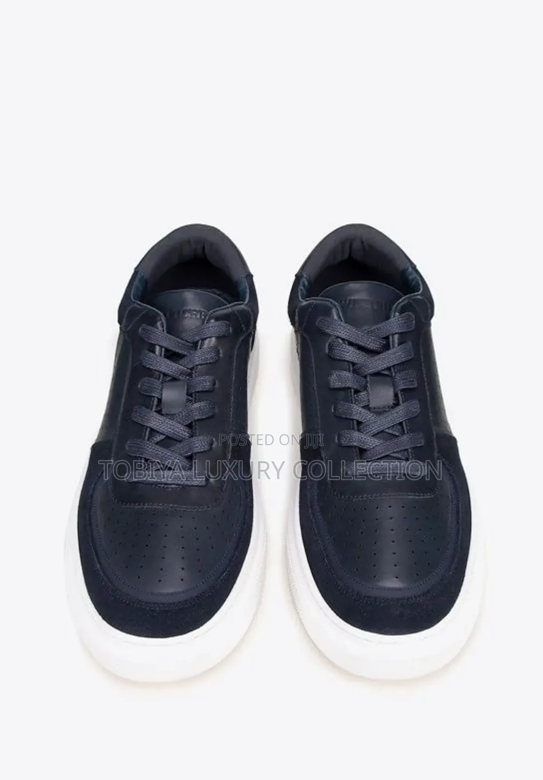 Wittchen Men's Leather Sneakers With Perforated Details