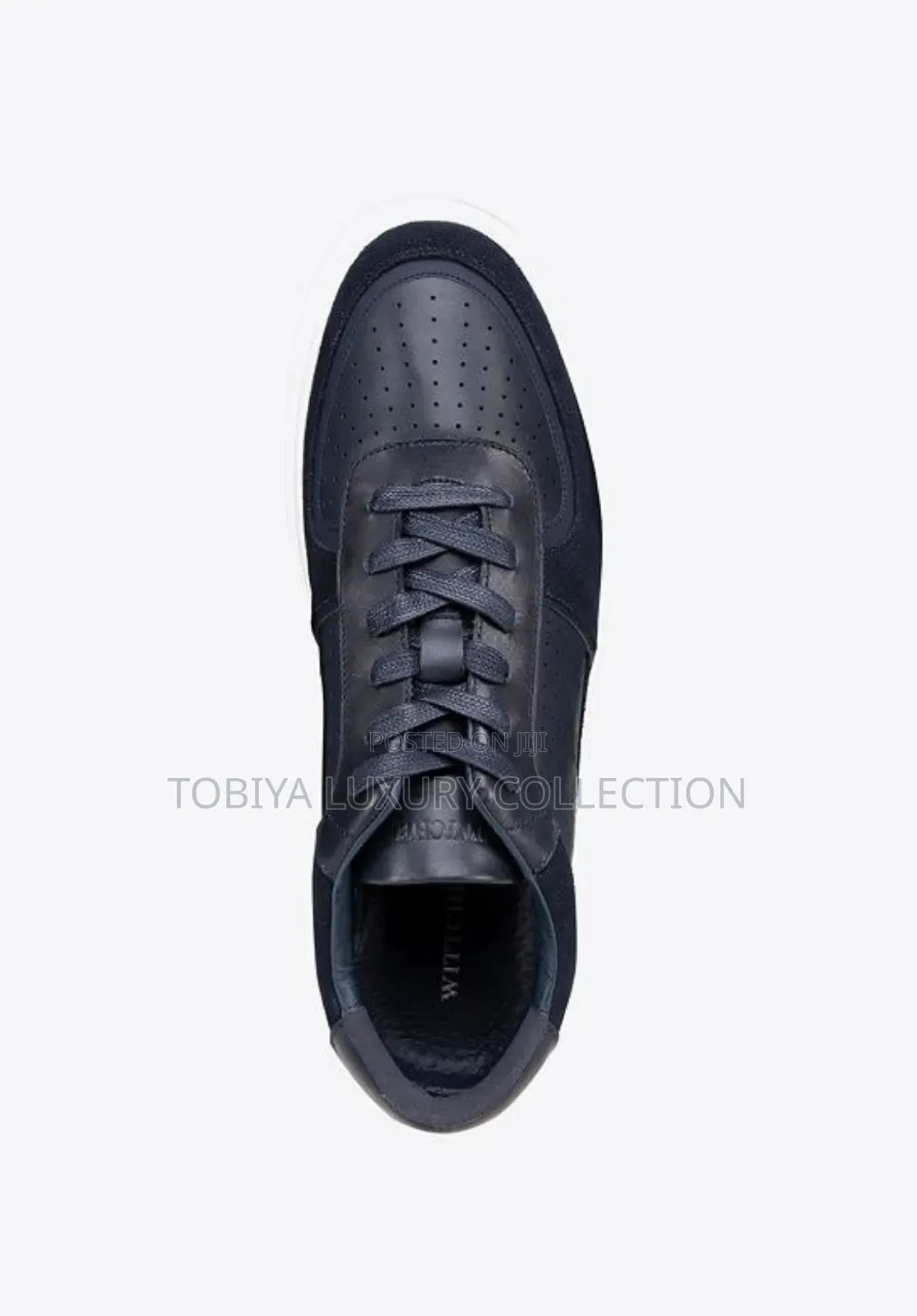 Wittchen Men's Leather Sneakers With Perforated Details