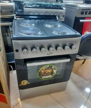 Lux 60×60 Cm Freestanding Oven, Featuring a Combination of Gas Burners