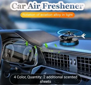 Solar-powered Air Freshener For Cars With Propeller Design, Rotates